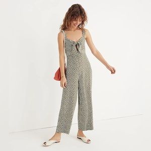 PLUMERIA CUTOUT JUMPSUIT IN MINI DAISY            SIZE: 0